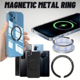 สติกเกอร์แม่เหล็ก Magnetic Metal Ring  สําหรับที่ชาร์จไร้สาย และอุปกรณ์ที่รองรับระบบ Magnetic