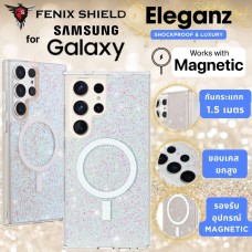 เคส FenixShield Eleganz IRIDESCENT SPARKLE MagSafe สำหรับ Samsung Galaxy S24 Ultra / S22 Ultra