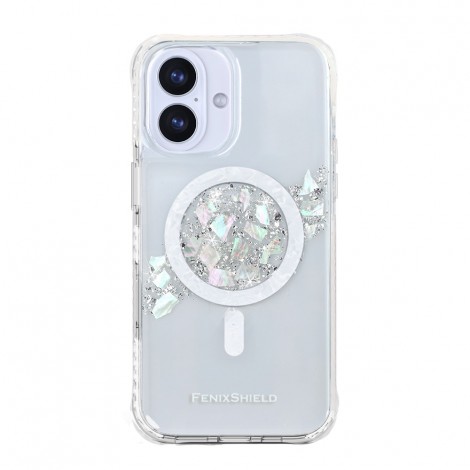 เคส FenixShield Eleganz SILVER STARDUST สำหรับ iPhone Air / 17 / 16 / 15 / 14 / 13 / Plus / Pro / Max