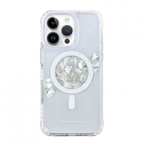 เคส FenixShield Eleganz SILVER STARDUST สำหรับ iPhone Air / 17 / 16 / 15 / 14 / 13 / Plus / Pro / Max