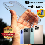 (แถมฟิล์ม) เคส Power Support Air Jacket สำหรับ iPhone 15 / 14 / Plus / Pro / Pro Max