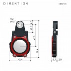 (ชิ้นส่วนเสริม) BOLT on SUPPORT BLOCK for AirTag Bumper