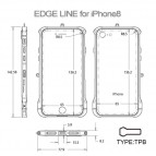 เคส Alumania【EDGE LINE-BUMPER】สำหรับ iPhone SE 2022 / SE 2020 / iPhone 8 / 7 / 6s / 6