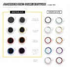 Alumania ALUMINUM RING BUTTON for Xperia / iPhone (ปุ่มสีดำ)