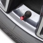 จุกลมรถยนตร์ รถจักรยานยนต์ alumania FULL BILLET AIR VALVE CAP (4 ชิ้น)