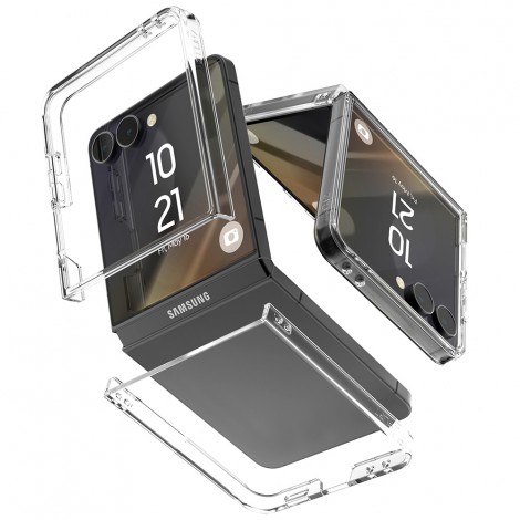 เคสใส Goospery Crystal Clear Transparent Case สำหรับ Samsung Galaxy Z Flip7 / Flip4