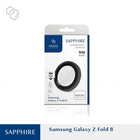 (แถมแผ่นแม่เหล็ก) กระจกกันรอย เลนส์กล้อง IMOS Sapphire สำหรับ Galaxy Z Flip / Fold / 8 / 7 / 6 / 5 / 4 / Ultra