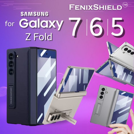  เคส พร้อมฟิล์มกระจก FenixShield [ FNS002 ] สำหรับ Samsung Galaxy Z Fold7 / Fold6 / Fold5