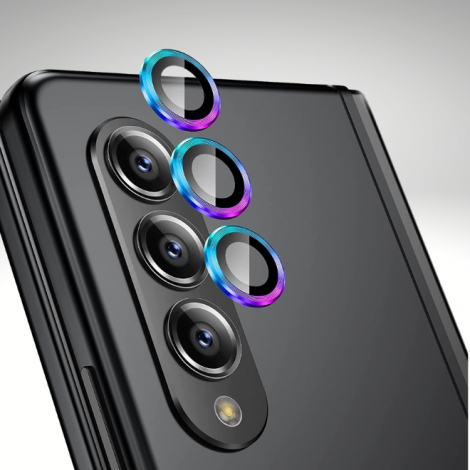 กระจกกันรอย เลนส์กล้อง HiShield Aluminium Lens สำหรับ Galaxy Z Fold / Flip / 7 / 6 / 5 / 4