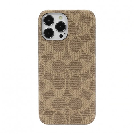 (ของแท้+แถมฟิล์ม) เคส COACH NEW YORK Slim Wrap สำหรับ iPhone 14 Pro / 14 Pro Max / 13 Pro / 13 Pro Max