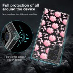 (แถมฟิล์ม) เคส FenixShield Crystal Hybrid [ SAKURA ] สำหรับ Samsung Galaxy S25 / S24 / S23 / S22 / Plus / Ultra / FE