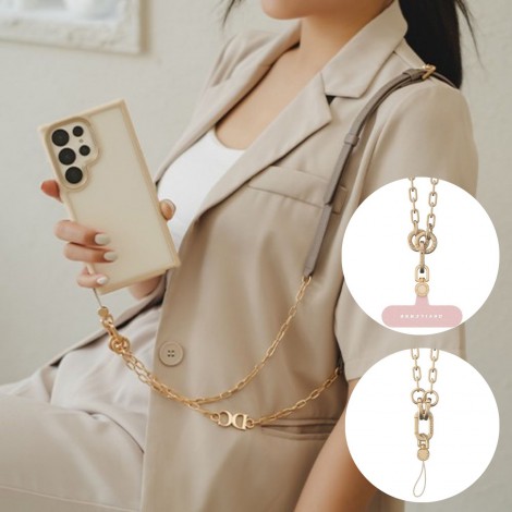 สายคล้องโทรศัพท์ Devilcase DC Metal Leather Strap