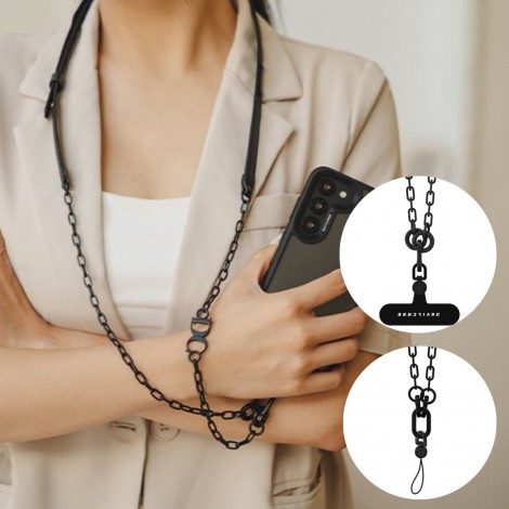 สายคล้องโทรศัพท์ Devilcase DC Metal Leather Strap