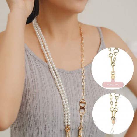สายคล้องโทรศัพท์ Devilcase DC Metal Pearl Chain Strap