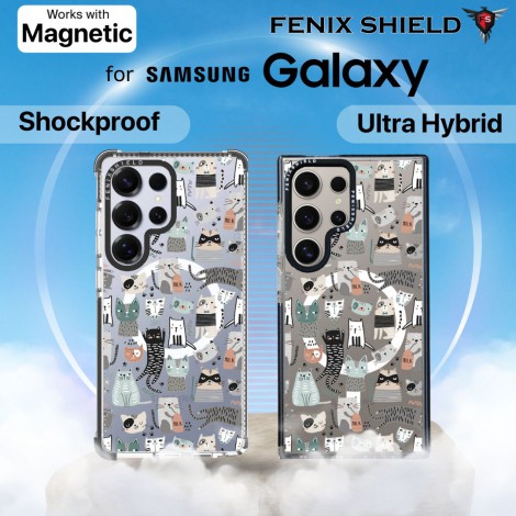 เคส FenixShield - [ BABYCAT ] สำหรับ Galaxy S26 / S25 / S24 / S23 / FE / Plus / Ultra