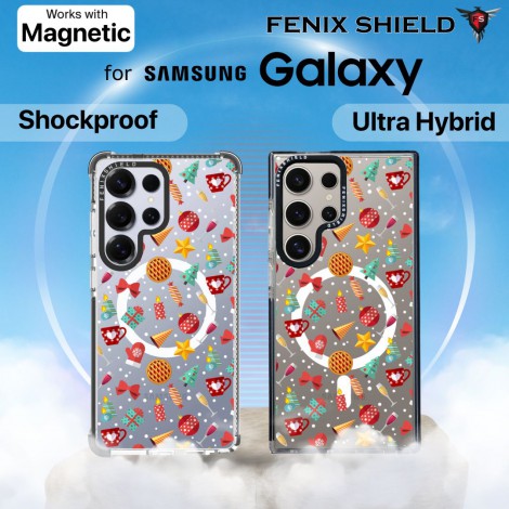 เคส FenixShield - [ CHRISTMAS SNOW ] สำหรับ Galaxy S26 / S25 / S24 / S23 / S22 / FE / Plus / Ultra