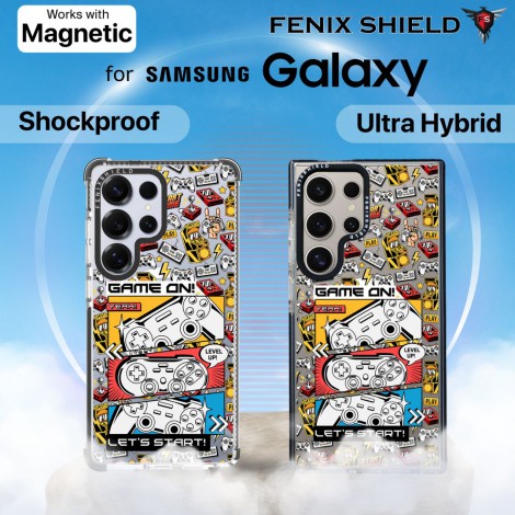 เคส FenixShield - [ GAME ON ] สำหรับ Galaxy S26 / S25 / S24 / S23 / S22 / FE / Plus / Ultra