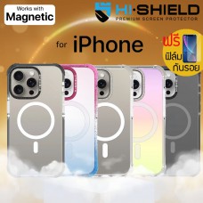 (แถมฟิล์ม) เคส HiShield with Magnetic สำหรับ iPhone 16 / 15 / 14 / 13 / Plus / Pro / Pro Max