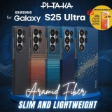 (แถมฟิล์มกระจก) เคส Pitaka Aramid Carbon Fiber with MagSafe สำหรับ Samsung Galaxy S25 Ultra