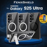 (แถมฟิล์ม) เคส FenixShield Tough Pro Clear V2 สำหรับ Samsung Galaxy S25 Ultra