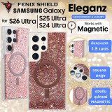 เคส FenixShield Eleganz RUBY SPARKLE สำหรับ Samsung Galaxy S26 Ultra / S25 Ultra / S24 Ultra