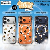 เคส FenixShield x Kai3 Gacha Badcats - [ Neko Pop ] สำหรับ iPhone Air / 17 / 16 / 15 / 14 / 13 / Plus / Pro / Max