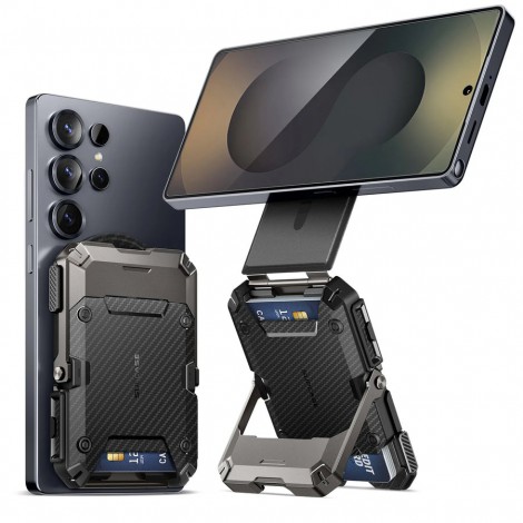ที่ใส่บัตร ติดโทรศัพท์ มีขาตั้ง SUPCASE [ MagFlip ] Magnetic Wallet with Stand