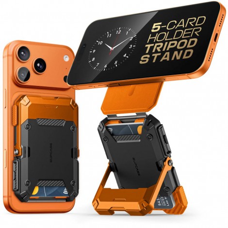 ที่ใส่บัตร ติดโทรศัพท์ มีขาตั้ง SUPCASE [ MagFlip ] Magnetic Wallet with Stand