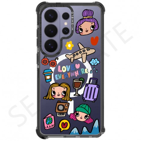 (แถมฟิล์มเคส) เคส HiShield Shockproof สำหรับ Samsung Galaxy S26 Ultra / S25 Ultra / S24 Ultra