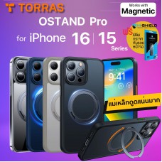 (แถมฟิล์มกระจก) เคส TORRAS OSTAND PRO Series สำหรับ iPhone 16 / Plus / Pro / Pro Max / 15 Pro Max