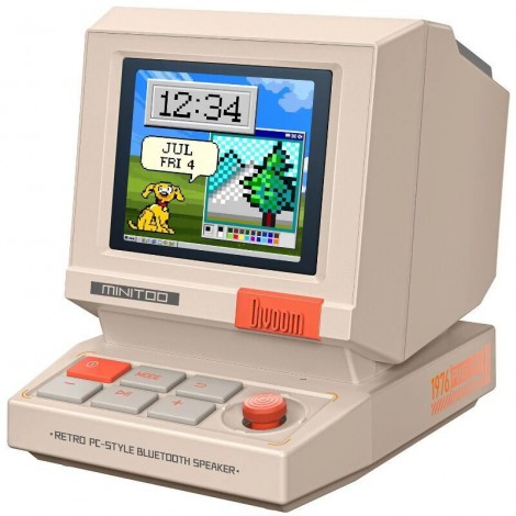 Divoom MiniToo ลำโพงบลูทูธ Pixel Art Retro ของแต่งโต๊ะ