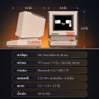 Divoom MiniToo ลำโพงบลูทูธ Pixel Art Retro ของแต่งโต๊ะ
