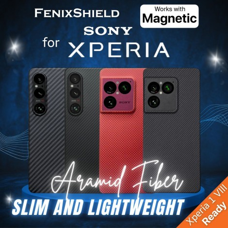 เคส FenixShield Ultra Slim Aramid Carbon Fiber สำหรับ SONY Xperia 1 / 5 / 10 / VIII / VII / VI / V / IV / III / II / Pro-I เคส FenixShield Ultra Slim Aramid Carbon Fiber สำหรับ SONY Xperia 1 / 5 / 10 / VIII / VII / VI / V / IV / III / II / Pro-I