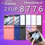 เคส พร้อมฟิล์มกระจก FenixShield [ FNS005 ] สำหรับ Samsung Galaxy Z Flip8 / Flip7 / Flip7 FE / Flip6 / Flip5