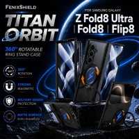 เคส พร้อมฟิล์มกระจก FenixShield TITAN Orbit สำหรับ Samsung Galaxy Z Fold8 / Fold8 Ultra / Flip8