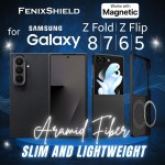 เคส FenixShield Aramid Carbon Fiber สำหรับ Galaxy Z Fold / Flip / 8 / 8 Ultra / 7 / 6 / 5 / 3