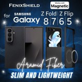 เคส FenixShield Aramid Carbon Fiber สำหรับ Galaxy Z Fold / Flip  / 8 / 8 Ultra / 7 / 6 / 5 / 3