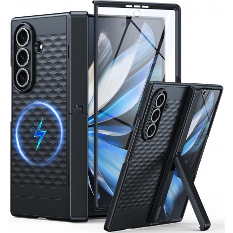 เคส พร้อมฟิล์มกระจก FenixShield Diamond Stand สำหรับ Samsung Galaxy Z Fold8 Ultra / Fold7