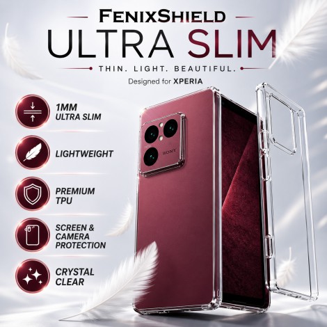 เคส FenixShield Ultra Slim Case สำหรับ SONY Xperia 1 / 5 / 10 / VIII / VII / VI / V / IV / III / II / Pro-I / XZ Premium เคส FenixShield Ultra Slim Case สำหรับ SONY Xperia 1 / 5 / 10 / VIII / VII / VI / V / IV / III / II / Pro-I / XZ Premium
