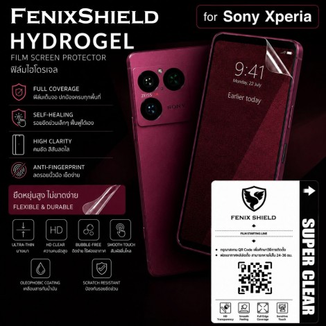 ฟิล์ม FenixShield Hydrogel สำหรับ SONY Xperia ทุกรุ่น เช่น 1 / 5 / 10 / VIII / VII / VI / V / IV / III / II / Pro-I ฟิล์ม FenixShield Hydrogel สำหรับ SONY Xperia ทุกรุ่น เช่น 1 / 5 / 10 / VIII / VII / VI / V / IV / III / II / Pro-I