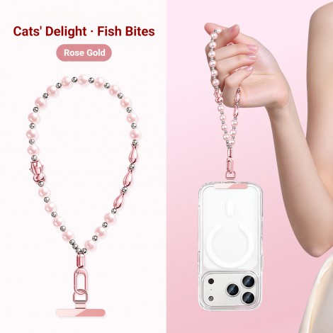 สายคล้องมือถือ / สายสะพาย Premium Pearl Phone Wrist Strap / Crossbody Chain