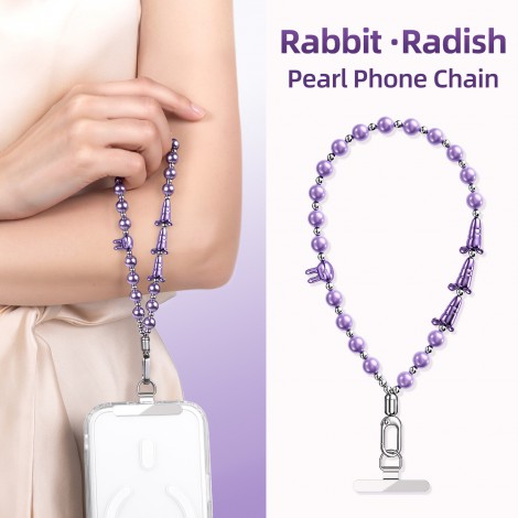 สายคล้องมือถือ / สายสะพาย Premium Pearl Phone Wrist Strap / Crossbody Chain