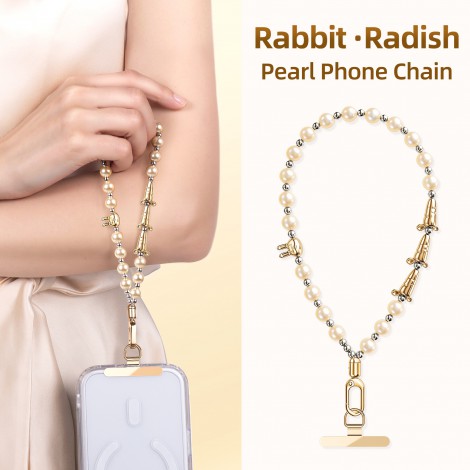 สายคล้องมือถือ / สายสะพาย Premium Pearl Phone Wrist Strap / Crossbody Chain