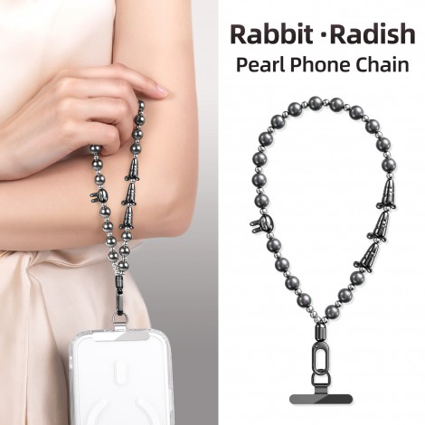 สายคล้องมือถือ / สายสะพาย Premium Pearl Phone Wrist Strap / Crossbody Chain