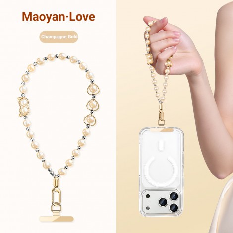 สายคล้องมือถือ / สายสะพาย Premium Pearl Phone Wrist Strap / Crossbody Chain