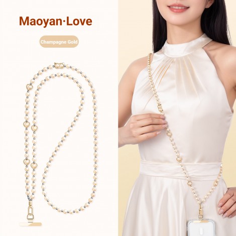 สายคล้องมือถือ / สายสะพาย Premium Pearl Phone Wrist Strap / Crossbody Chain