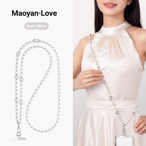 สายคล้องมือถือ / สายสะพาย Premium Pearl Phone Wrist Strap / Crossbody Chain
