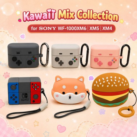เคส Kawaii Mix Collection Silicone Case สำหรับ Sony WF-1000XM6 / WF-1000XM5 / WF-1000XM4