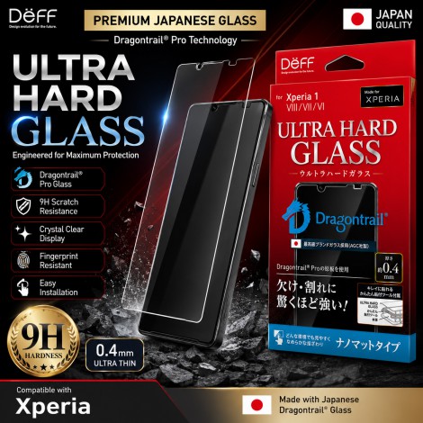 ฟิล์มกระจก Deff Ultra Hard Glass สำหรับ SONY Xperia 1 VIII / 1 VII / 10 VII / 1 VI / 1 V / 1 IV
