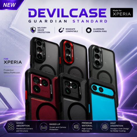 เคส DEVILCASE Guardian Standard สำหรับ SONY Xperia 1 / 5 / 10 / VIII / VII / VI / V / IV เคส DEVILCASE Guardian Standard สำหรับ SONY Xperia 1 / 5 / 10 / VIII / VII / VI / V / IV